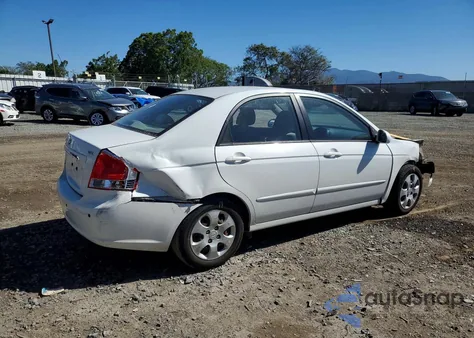 2009 Kia Spectra Lx from USA, damaged, VIN KNAFE222695596492